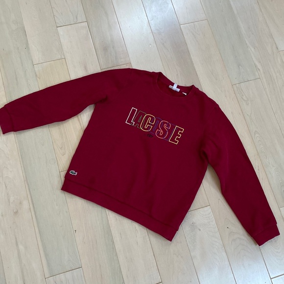 Lacoste unisex soft fleece cotton sweatshirt